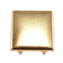 Gold Square Flat Nailhead Studs - 12.5mm - 25 Pieces