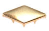 Gold Diamond Flat Nailhead Studs - 26x12mm - 25 Pieces
