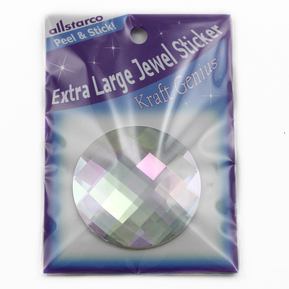 crystal clear ab iridescent extra large stick on round gems plastic sticky jewels self adhesive circle rhinestones big gemstones huge stones acrylic cabochons for cosplay prop making steven universe diy craft furniture embellishments display merchandising windows décor walls theater decoration film making lead free with glue peel and stick stickon allstarco