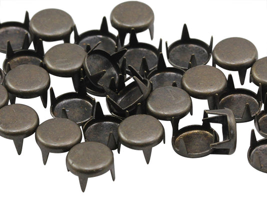 Clous décoratifs antique or - 6 mm taille 30 - 100 mcx