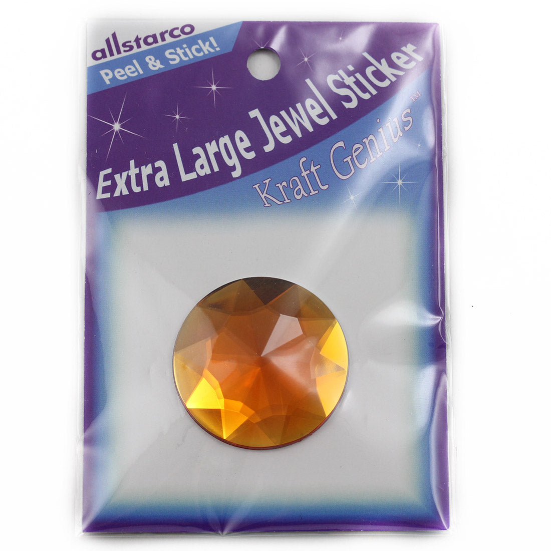 orange hyacinth extra large stick on round gems plastic sticky jewels self adhesive circle rhinestones big gemstones huge stones acrylic cabochons for cosplay prop making steven universe diy craft furniture embellishments display merchandising windows décor walls theater decoration film making lead free with glue peel and stick stickon allstarco