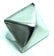 Silver Square Pyramid Heavy Duty Leather Studs - 13mm - 50 Pieces