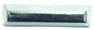 Silver Baguette Heavy Duty Leather Studs - 32x8mm - 10 Pieces