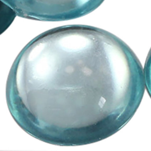 blue aqua light aquamarine round circle cabochon pearls flat back acrylic gems plastic rhinestones for craft gemstones body jewels face skin cabochons embellishments cosplay prop making jewelry making party diy crafts costume making scrapbooking high quality allstarco décor stones larp events film making card making crafting school kids fun creative