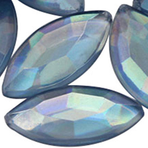 blue light sapphire ab navette flat back acrylic gems plastic marquise horse eye rhinestones for craft gemstones body jewels face skin cabochons embellishments cosplay prop making jewelry making party diy crafts costume making scrapbooking high quality allstarco décor stones larp events film making