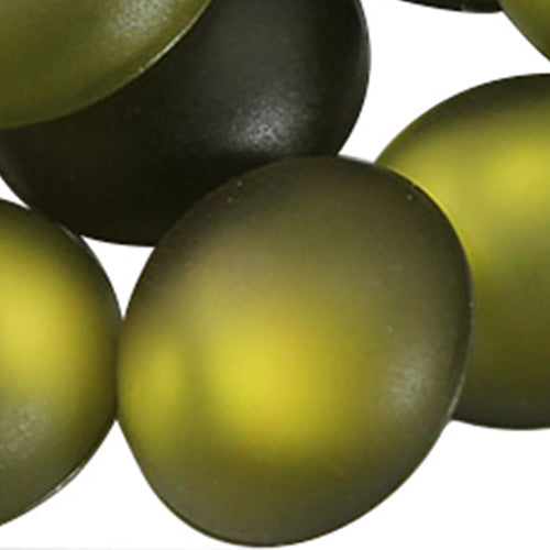 green olive frosted lunasoft foggy round circle cabochons flat back acrylic gems plastic rhinestones for craft gemstones body jewels face skin cabochons embellishments cosplay prop making jewelry making party diy crafts costume making scrapbooking high quality allstarco décor stones larp events film making card making crafting school kids fun creative