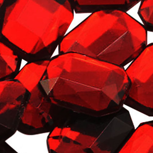 red dark ruby garnet octagon flat back acrylic gems plastic rhinestones for craft gemstones body jewels face skin cabochons embellishments cosplay prop making jewelry making party diy crafts costume making scrapbooking high quality allstarco décor stones larp events film making