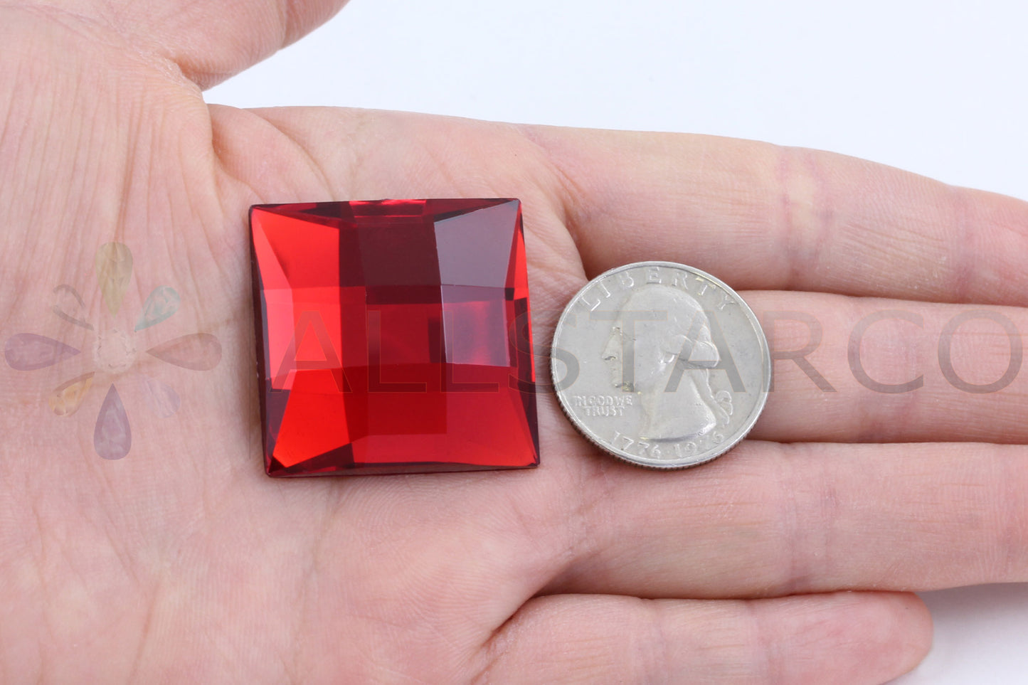 red ruby square extra large big huge jumbo flat back acrylic gems plastic rhinestones for craft gemstones body jewels face skin cabochons embellishments cosplay prop making jewelry making party diy crafts costume making scrapbooking high quality allstarco décor stones larp events film making