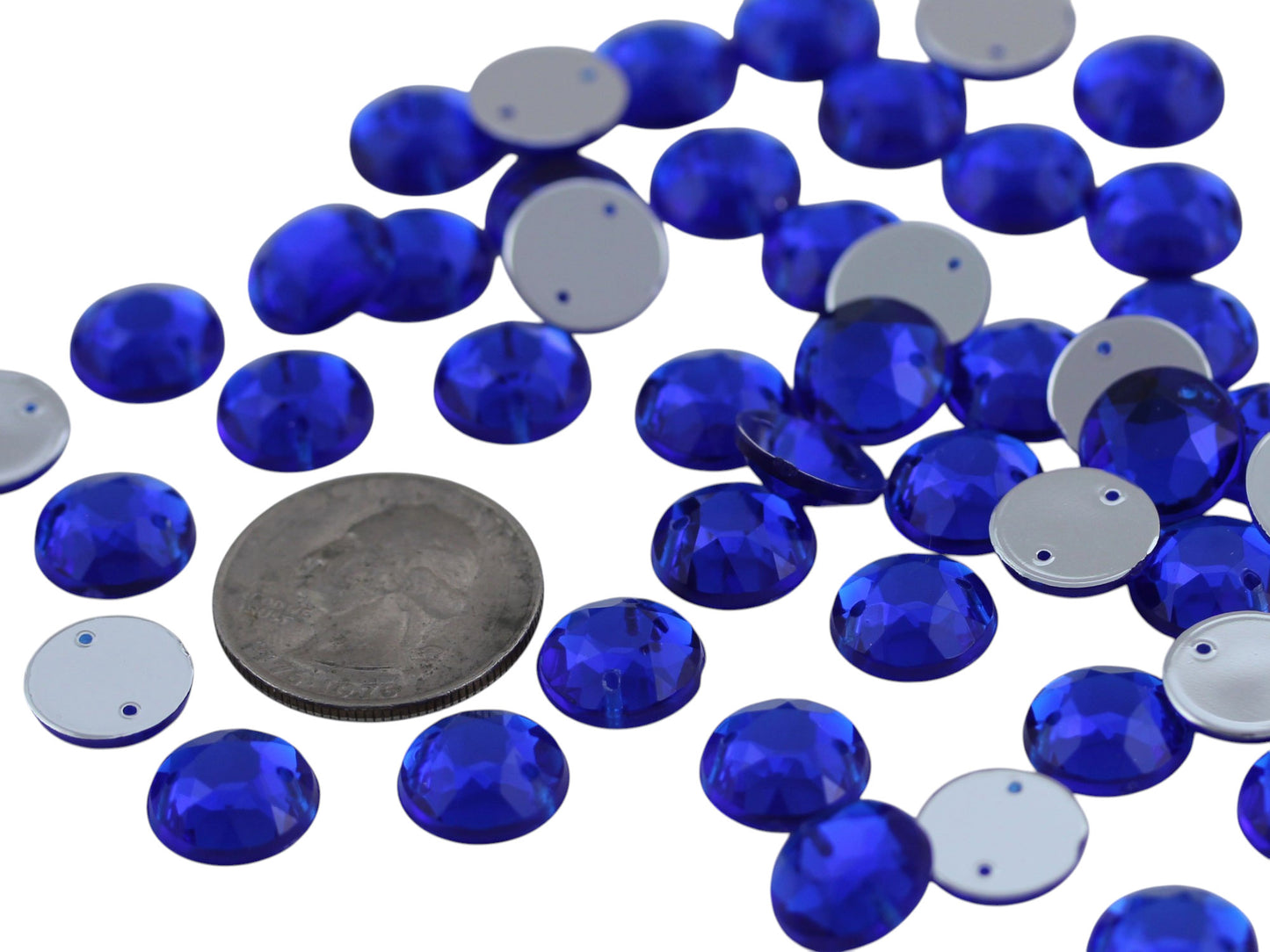 Blue Sapphire Sew On Rhinestones