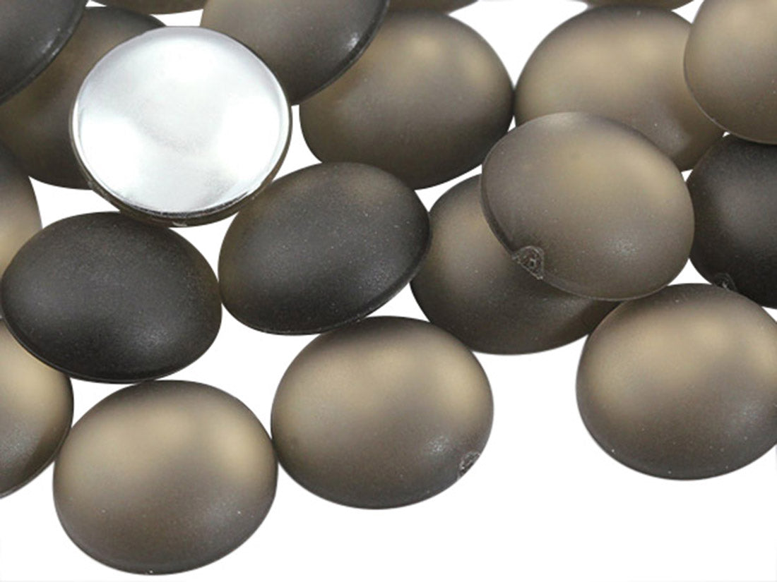 gray smoke frosted lunasoft foggy round circle cabochons flat back acrylic gems plastic rhinestones for craft gemstones body jewels face skin cabochons embellishments cosplay prop making jewelry making party diy crafts costume making scrapbooking high quality allstarco décor stones larp events film making card making crafting school kids fun creative