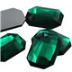 10X8mm Flat Back Octagon Acrylic Gemstones High Quality Pro Grade