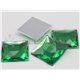24mm Flat Back Square Acrylic Gemstones High Quality Pro Grade