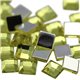 5mm Flat Back Square Acrylic Gemstones High Quality Pro Grade