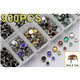 900 Pieces Mixed Size & 6 Color Bulk Refills for Bedazzler