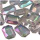 18x13mm Emerald Cut Decorating Gems AB Coating For Table Scatter Wedding Decorations