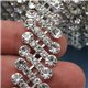 Crystal Silver Rhinestone Chain Style 1443 - 1 Yard
