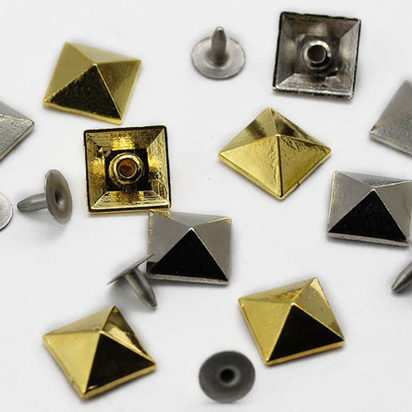 1/4 Silver Pyramid Nailheads  Pyramid studs, Silver, Pyramids