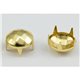 Size 60 12mm Gold Box Diamond Nailhead 5 Prongs Non Rusting - 40 Pieces