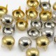 6mm Pearl Gold Stud 4 Prongs Non Rusting - 125 Pieces
