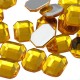 8x6mm Flat Back Octagon Acrylic Gemstones High Quality Pro Grade