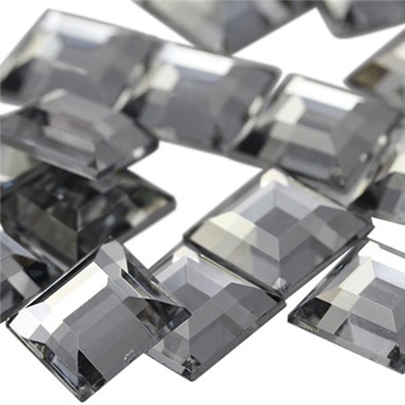 Square Acrylic Gems Flat Back 15mm