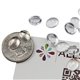 Oval Clear Acrylic Cabochons Flat Back 10x8mm