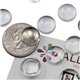 Round Clear Acrylic Cabochons Flat Back 13mm