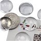 Round Clear Acrylic Cabochons Flat Back 20mm