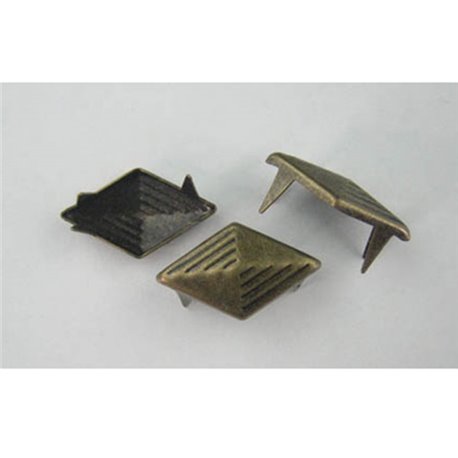 Copper Diamond Nailheads CS11 10x17mm
