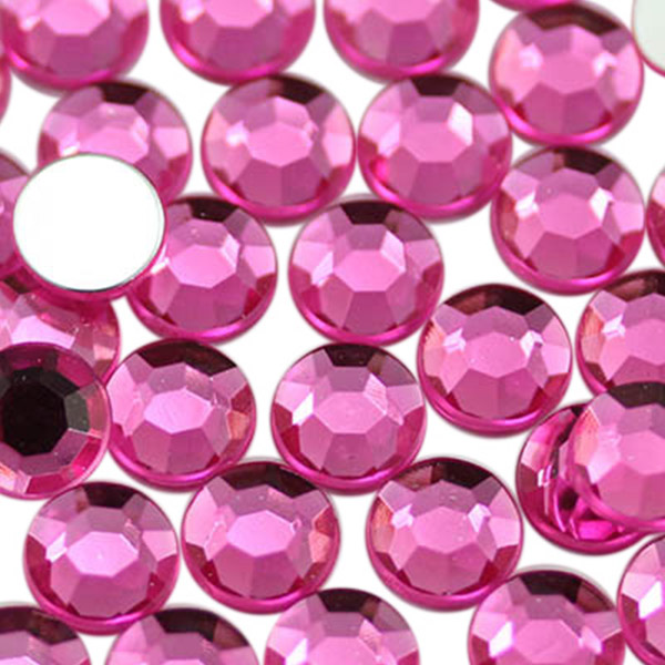 1.5mm SS5 Pink - Hot Pink A20 Acrylic Rhinestones - 500 Pcs