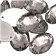 Sew On Oval Acrylic Gems Flat Back 18x13mm 50 Pcs