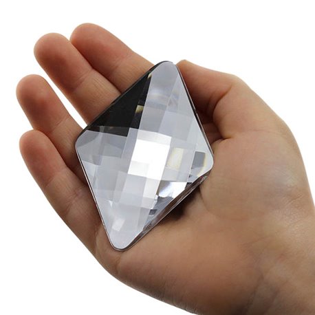 Diamant Acrylique Gemmes Dos Plat 67x48mm