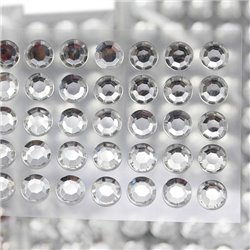 250PCS KraftGenius Allstarco 8mm Crystal LQ01 Square Self Adhesive Acrylic Rhinestones Plastic Face Gems Stick On Body Jewels for DIY Cards and Invitations Crafts Bling Sticker 5 Sheets 