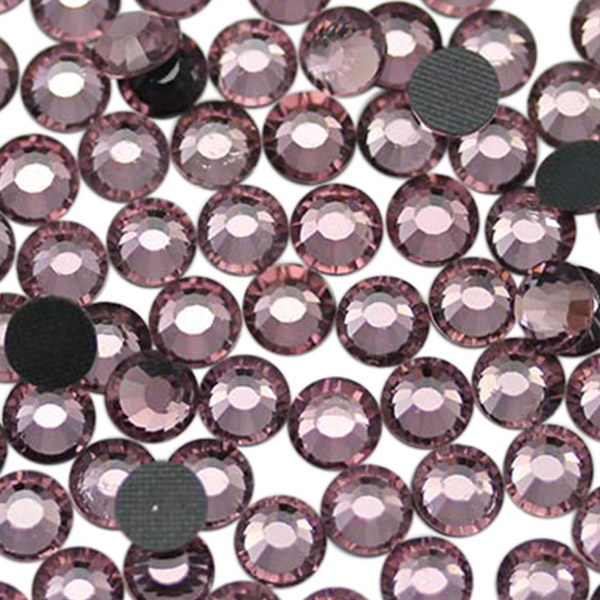 144 x 4mm (SS16) Hotfix Iron On Glass Rhinestones Round Diamond