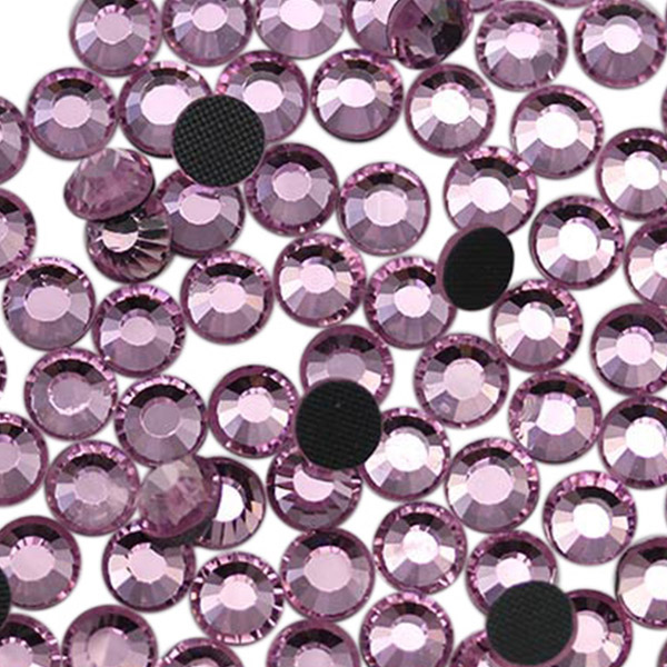 Crystal Rhinestone Set This set has one package of each of our crystal hot  fix rhinestones. Easy to apply with a houshold iron or our applicator wand.  These rhinestones have great sparkle
