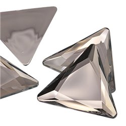 Triangle Acrylique Gemmes Dos Plat 45mm