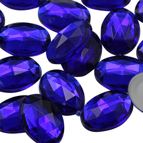Decorative Gems - Acrylic Gems Violet Hexagonals 3/4-inch Close-Out –