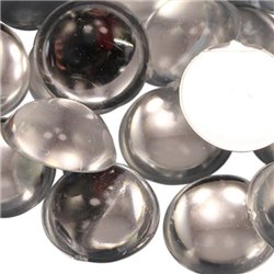 Acrylic Round Cabochons Flat Back 11mm 50 Pcs