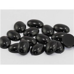 Oval Acrylic Cabochons Opaque 25x18mm