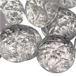 Baroque Acrylic Flat Back Cabochons 11mm 45 Pcs