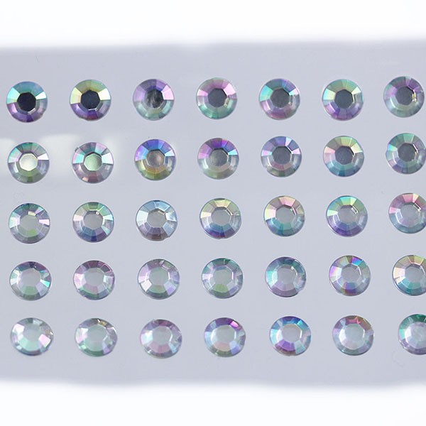 Round 3/4/5/6/8/10mm Self Adhesive Rhinestone Sticker Gems/Adhesive Stick  On Diamantes/Adhesive Crystal Stones for Craft #443484