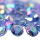 20mm 25 Carats Plastic Diamonds AB Coating For Wedding Decorations
