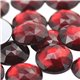 Dark Red Ruby Garnet A28 Round Flat Back Acrylic Gems in Bulk