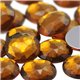 Brown Smokey Topaz Round Flat Back Acrylic Gems in Bulk