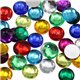 Assorted Colors Round Flat Back Acrylic Gems in Bulk