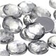 Crystal Clear Round Flat Back Acrylic Gems in Bulk