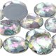 Crystal AB Round Flat Back Acrylic Gems in Bulk