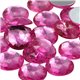 Pink Hot Round Flat Back Acrylic Gems in Bulk