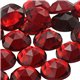 Red Ruby H103 Round Flat Back Acrylic Gems in Bulk