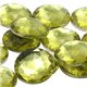 Yellow Jonquil Round Flat Back Acrylic Gems in Bulk